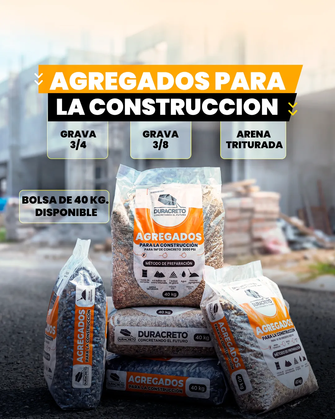 Agregados para la construcción