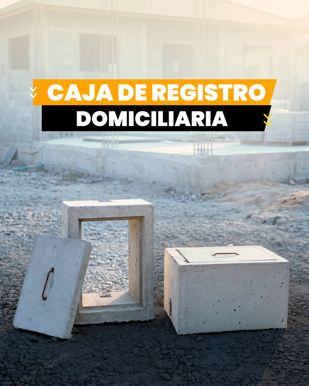 Caja de registro domiciliaria